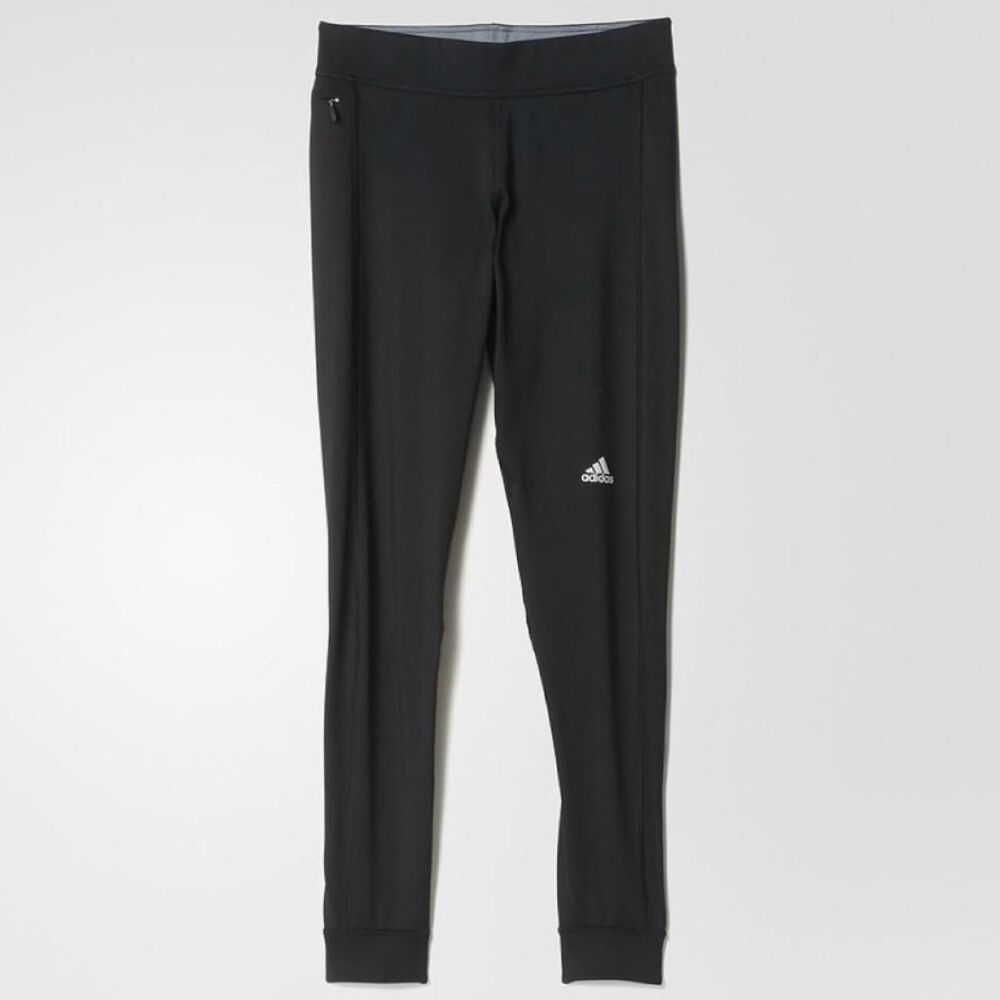 Adidas Women's Black and Grey Leggings